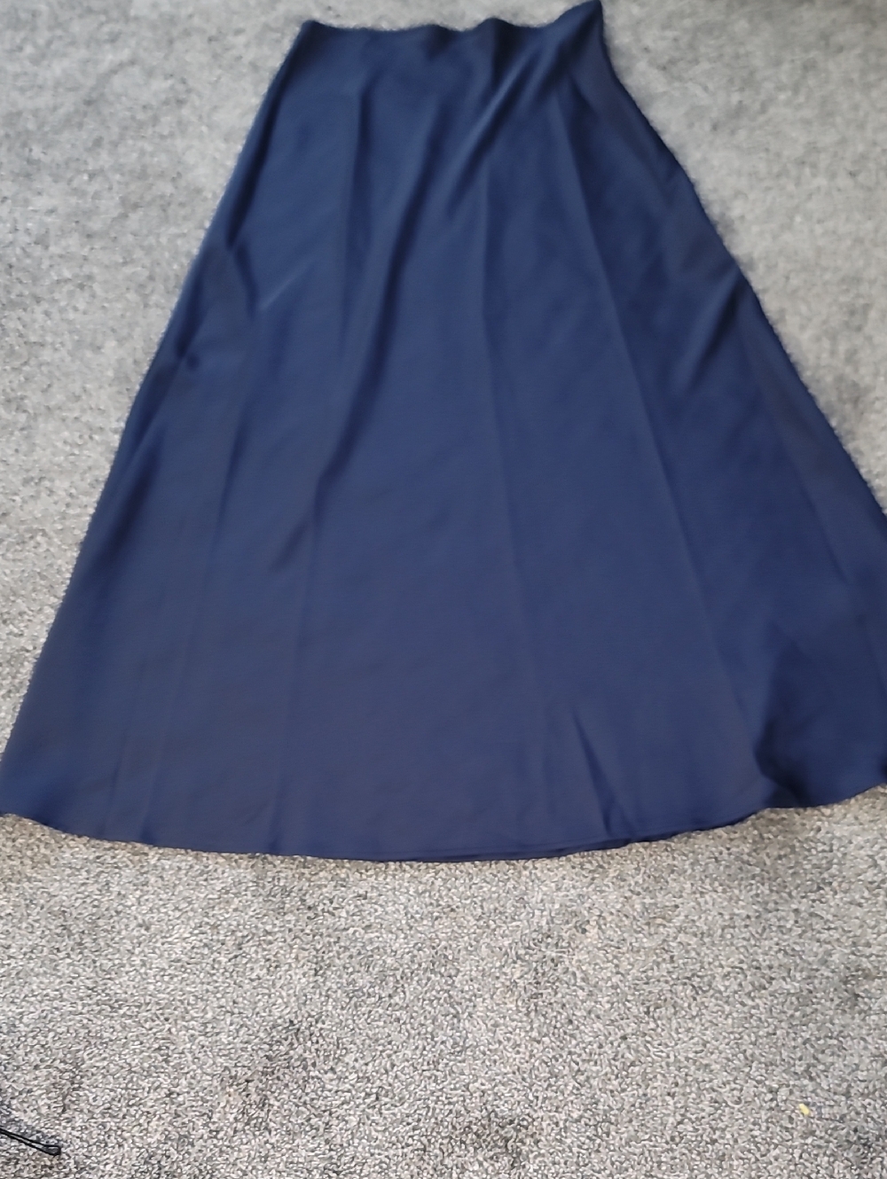 SHEIN Navy Maxi A-Line Skirt